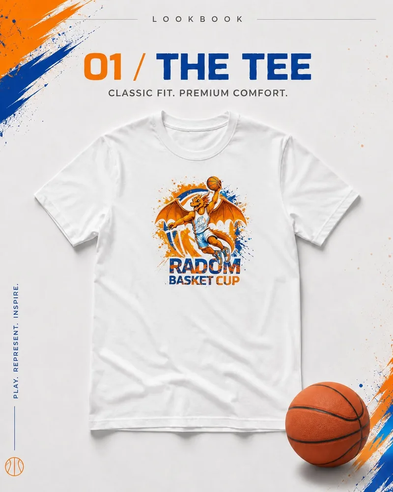 Koszulka RADOM BASKET CUP — klasyczny krój